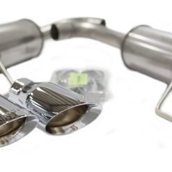 Exhaust Muffler Kit - Stainless Steel ROUSH - Dualpipe - polished Tips 2015-2022 GT - Image 3