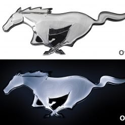 Grille Emblem - Chrome - Lighted Pony - 2015-2017 - immagine 9