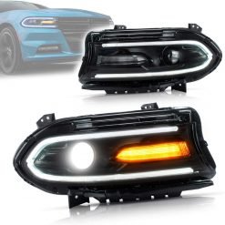 OE Style Full LED Projector Headlights - Set (CHARGER 15-21)