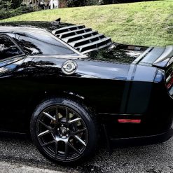 Alternative view of Rear Window Louvers - Matte Black (CHALLENGER 08-21)