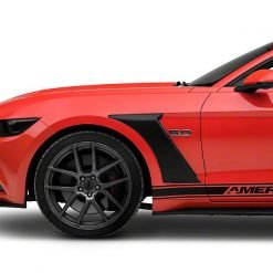 GT350 Style Fender Scoops - front (MUSTANG 15-21 Ecoboost, V6, GT) - immagine 5