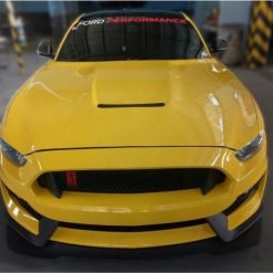 GT350 Style Aluminum Hood - Unpainted (MUSTANG 15-17 GT, Ecoboost, V6) - immagine 9