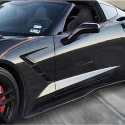 Grand Sport Z06 ZR1 Style Side Skirts - Gloss Black (CORVETTE 14-19 C7)