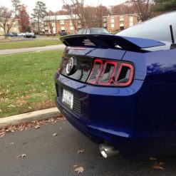 GT/CS Rear Spoiler Matte Black (MUSTANG 10-14 all)