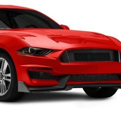GT350 Style Front Bumper - Unpainted + Turn Signals LED/DRL (MUSTANG 18-21 EcoBoost, GT) - immagine 10