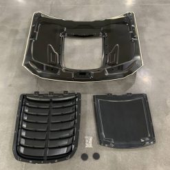 IKON GT500 Style 1:1 Aluminum Hood - Unpainted (MUSTANG 15-17 V6, GT, Ecoboost) - immagine 10