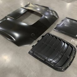 IKON 1:1 GT500 Style Aluminum Hood - Unpainted (MUSTANG 18-21 GT, Ecoboost) - immagine 8