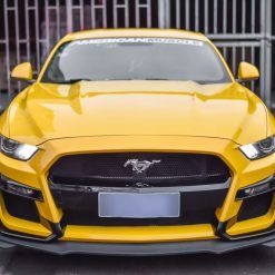 GT500 Style Front Bumper - Unpainted (MUSTANG 15-17 EcoBoost, V6, GT) - immagine 24