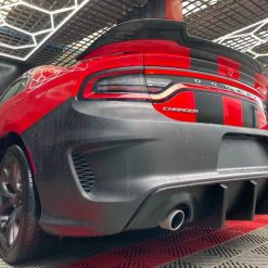 SRT 2021 Style Rear Bumper + Diffuser With Fins (CHARGER 15-21) - Image 9