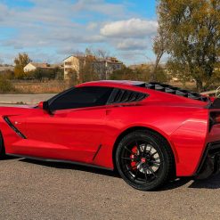 Rear Window Louvers - Matte Black (CORVETTE C7 14-19)