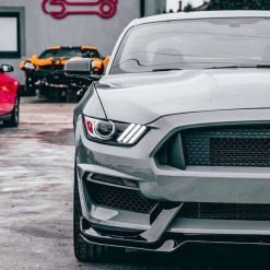 GT350 Style Aluminum Hood - Unpainted (MUSTANG 15-17 GT, Ecoboost, V6) - immagine 8