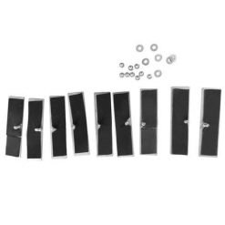 Rear Window Louvers - Matte Black (CORVETTE C7 14-19) - immagine 3