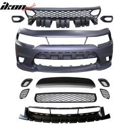 SCAT PACK/SRT8 HELLCAT 2019 Style Conversion Front Bumper (CHARGER 15-21) - immagine 6