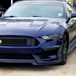 GT350 Style Front Bumper - Unpainted + Turn Signals LED/DRL (MUSTANG 18-21 EcoBoost, GT) - immagine 12