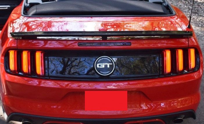 GT/CS Style Spoiler for Mustang Convertible 2015-2021 Fiberglass - Image 3