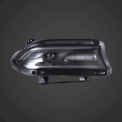 Alternative view of Led Headlights per Dodge Charger 15-20 Vland Dual Beam Projector Headlights Black