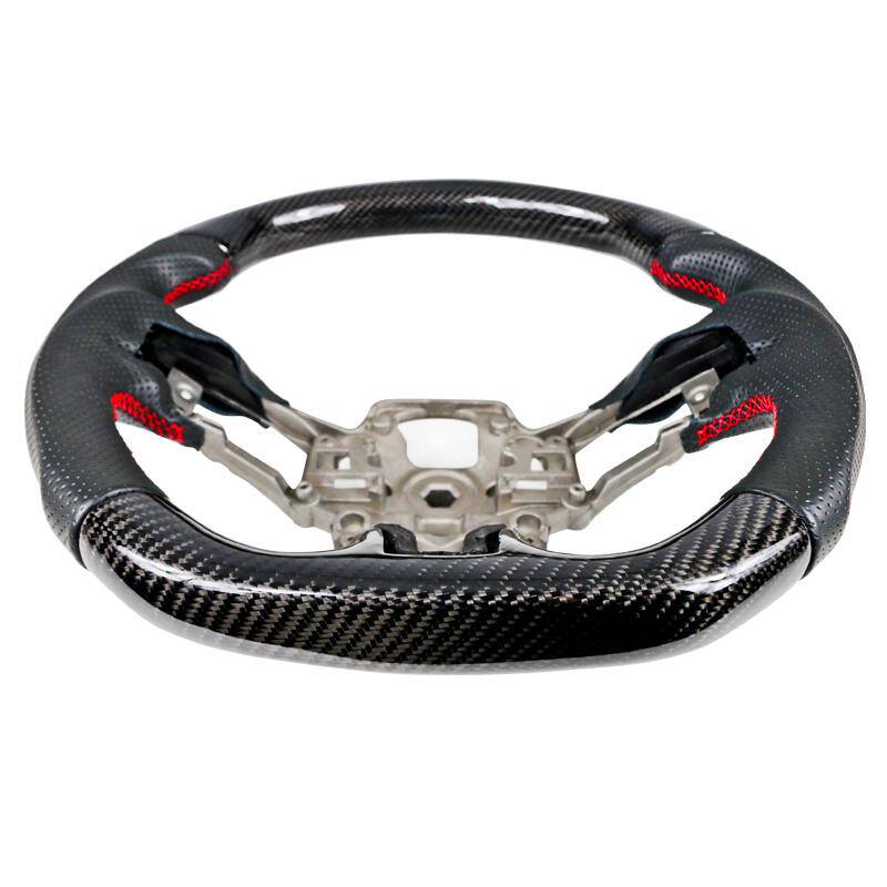 Steering Wheel - CF with Real Leather (FORD MUSTANG 2018-2021) - Image 7