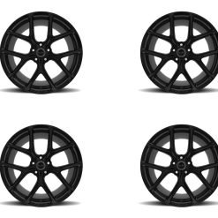 Wheel Set - Shelby CS3 - 9,5x20 inch and 11x20 inch - Black
