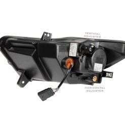 XB LED Headlights; Black Housing; Clear Lens (MUSTANG 15-17) - immagine 2