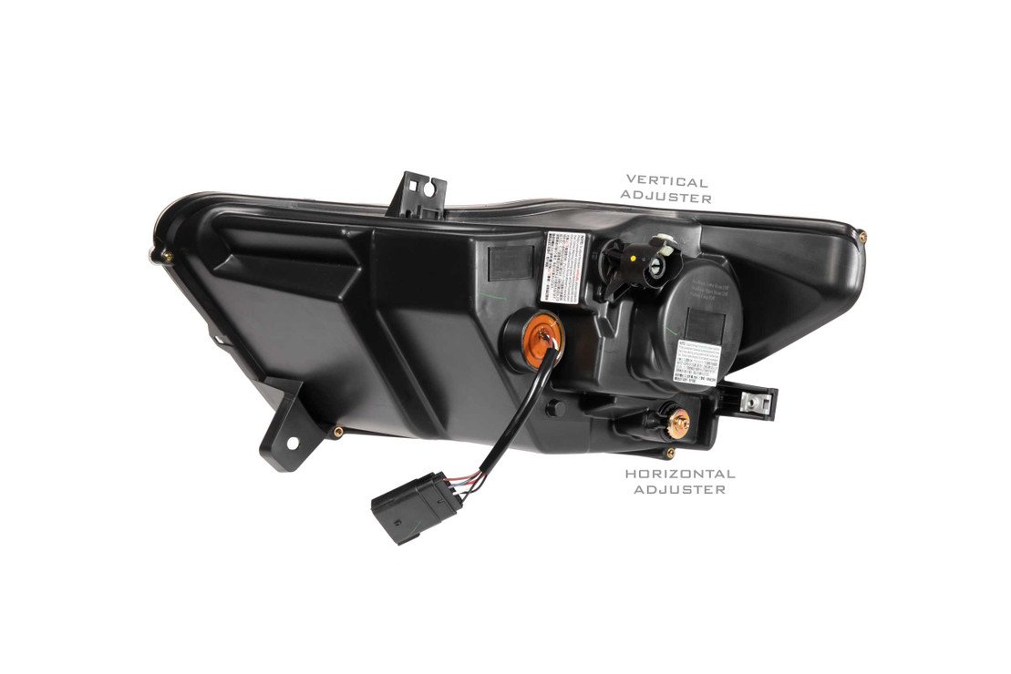 XB LED Headlights; Black Housing; Clear Lens (MUSTANG 15-17) - immagine 2