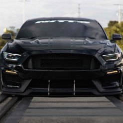 XB LED Headlights; Black Housing; Clear Lens (MUSTANG 15-17) - immagine 8