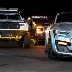 XB LED Headlights; Black Housing; Clear Lens (MUSTANG 15-17) - immagine 10