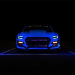 XB LED Headlights; Black Housing; Clear Lens (MUSTANG 15-17) - immagine 12