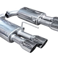 Exhaust Muffler Kit - Quad Tip With Chrome Tips, Street Legal
