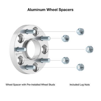 Wheel Spacer 25mm Mustang 15-22 ALL COUPLE - immagine 6