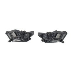 MP Concepts LED Headlights; Black Housing; Blue Trim Ring (MUSTANG 15-17) - immagine 2