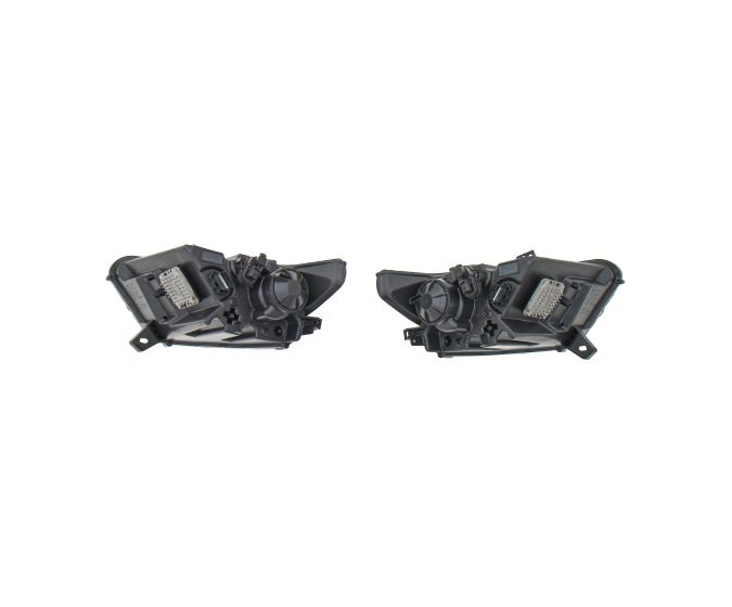 MP Concepts LED Headlights; Black Housing; Blue Trim Ring (MUSTANG 15-17) - immagine 2