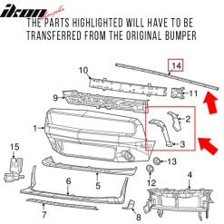 Alternative view of DEMON Front Bumper Kit And Widebody (CHALLENGER 08-14)