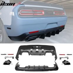 Rear Bumper + Diffuser + Exhaust Tips – Conversion to 2015+